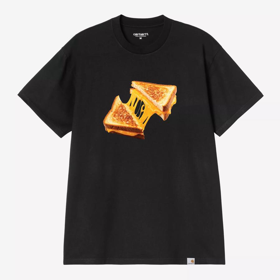 Carhartt WIP S/S Cheese Toast T-Shirt - Black