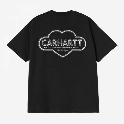 Carhartt WIP S/S Cloud Heart T-Shirt - Black