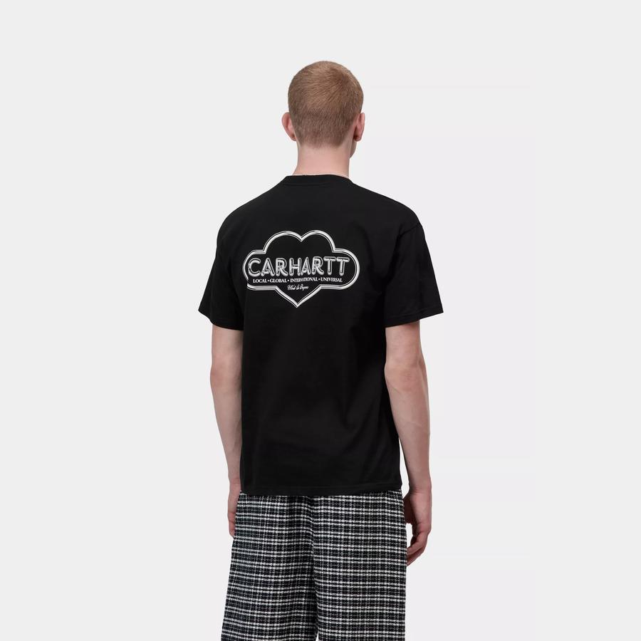 Carhartt WIP S/S Cloud Heart T-Shirt - Black