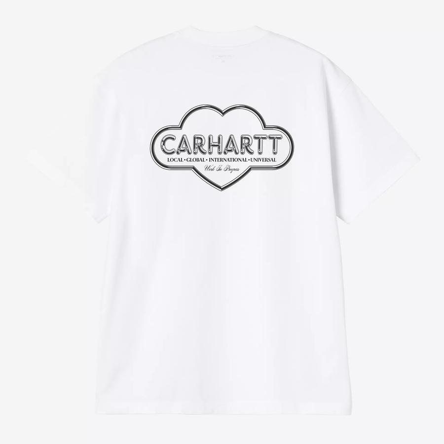 Carhartt WIP S/S Cloud Heart T-Shirt - White