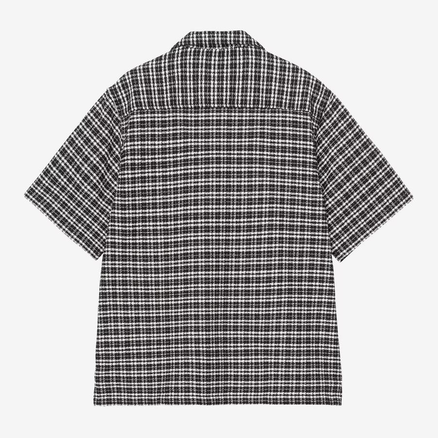 Carhartt WIP S/S Kander Check Shirt - Black