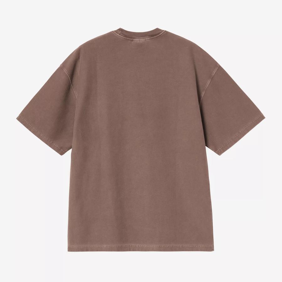 Carhartt WIP S/S Loose Pocket T-Shirt - Tobacco (Garment Dyed)