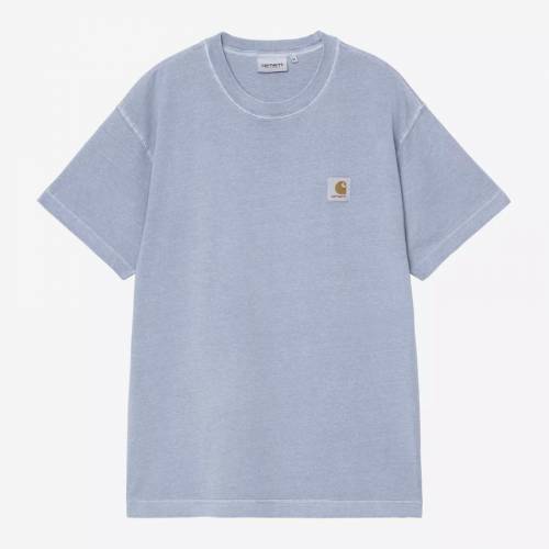 Carhartt WIP S/S Nelson T-Shirt - Gentle Blue (Garment Dyed)