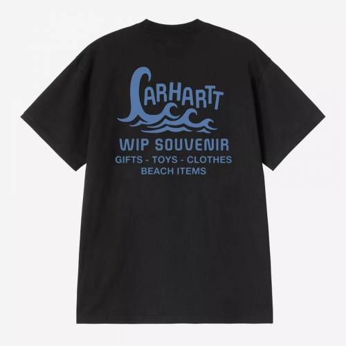 Carhartt WIP S/S Waves T-Shirt - Black