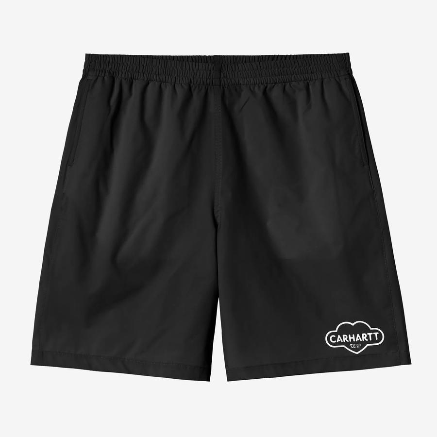 Carhartt WIP Cloud Heart Swim Trunks - Black