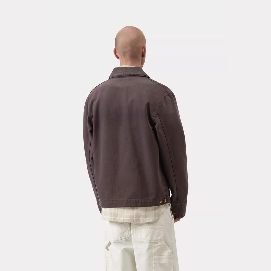 Carhartt WIP Detroit Jacket - Shale / Shale (Stone Canvas)