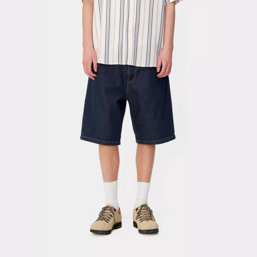 Carhartt WIP Landon Short - Blue (Rinsed)