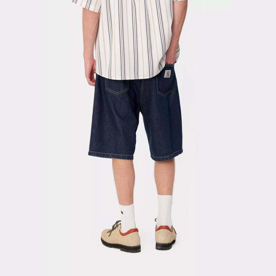 Carhartt WIP Landon Short - Blue (Rinsed)