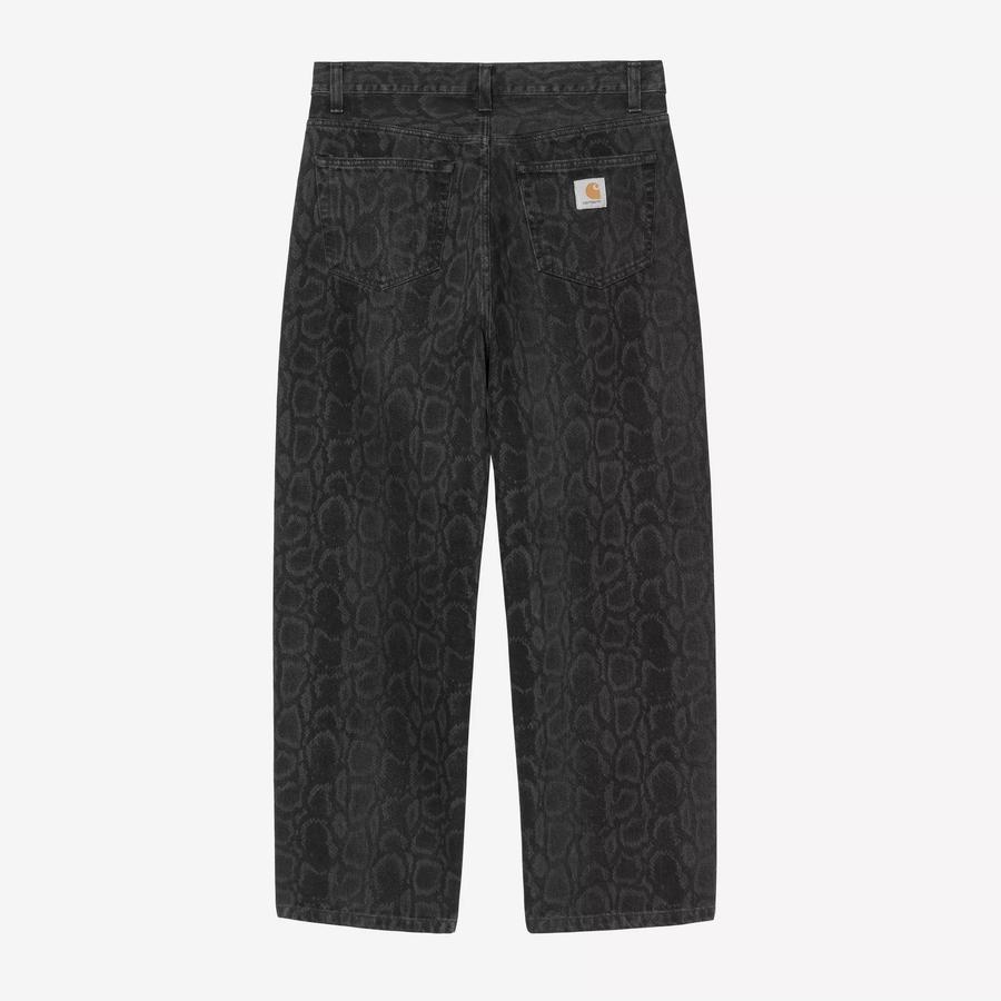 Carhartt WIP Snake Camo Landon Pant - Black (Heavy...