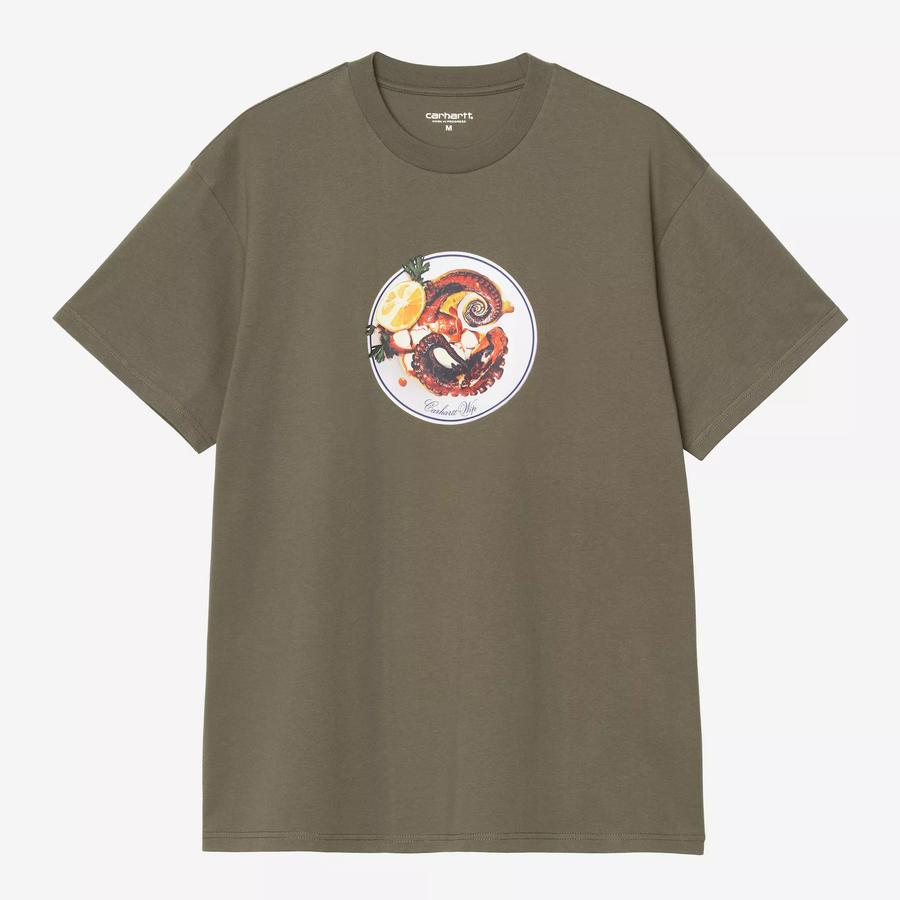 Carhartt WIP S/S Octopus T-Shirt - Leaf