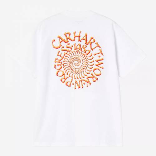 Carhartt WIP S/S Spirals T-Shirt - White