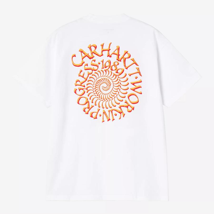 Carhartt WIP S/S Spirals T-Shirt - White
