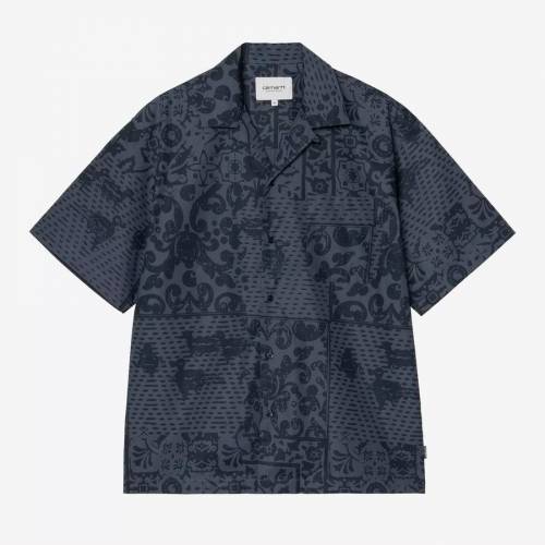Carhartt WIP S/S Vestige Shirt - Blue