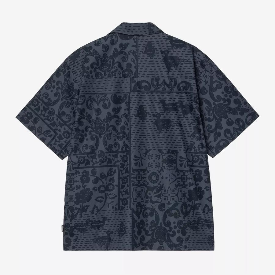 Carhartt WIP S/S Vestige Shirt - Blue