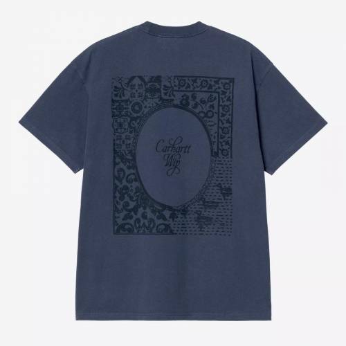 Carhartt WIP S/S Vestige T-Shirt - Blue (Stone Washed)