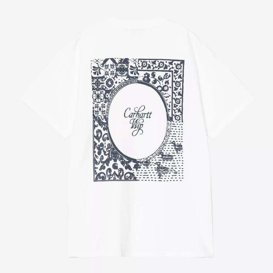 Carhartt WIP S/S Vestige T-Shirt - White (Stone Wa...