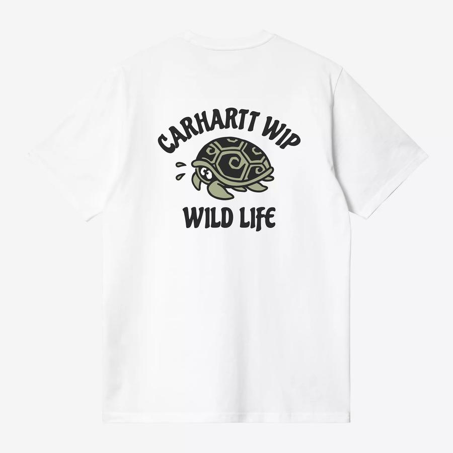 Carhartt WIP S/S Wild Life T-Shirt - White