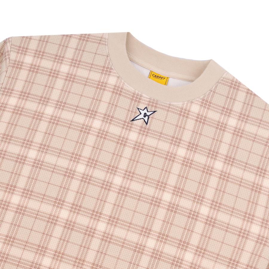 Carpet Company Plaid Thermal Longsleeve - Cream