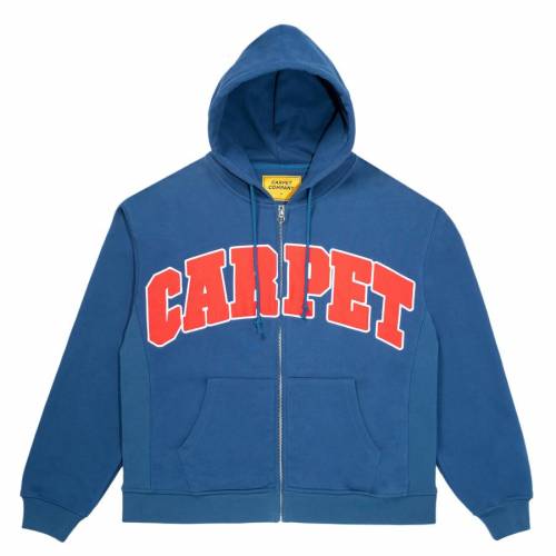 Carpet Company Varsity Zip Hoodie - Blue