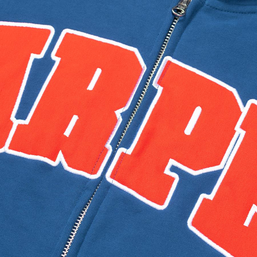 Carpet Company Varsity Zip Hoodie - Blue