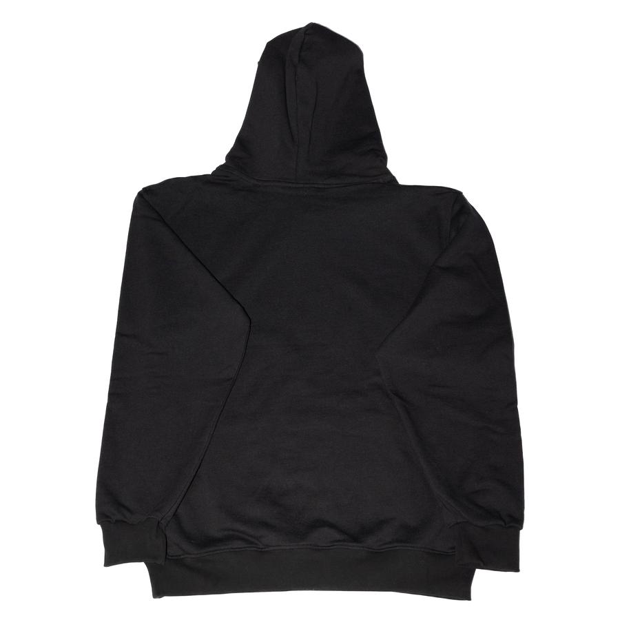 Collective Black Letter Gothic Hoodie - Black / White