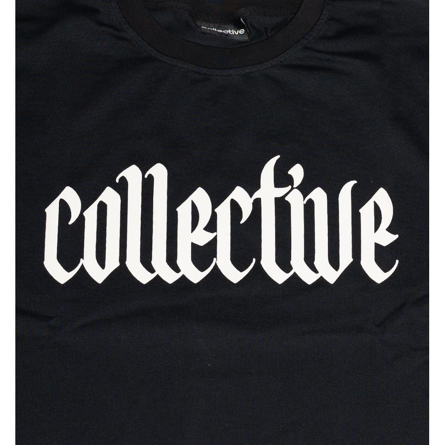 Collective Black Letter T-Shirt - Black / White