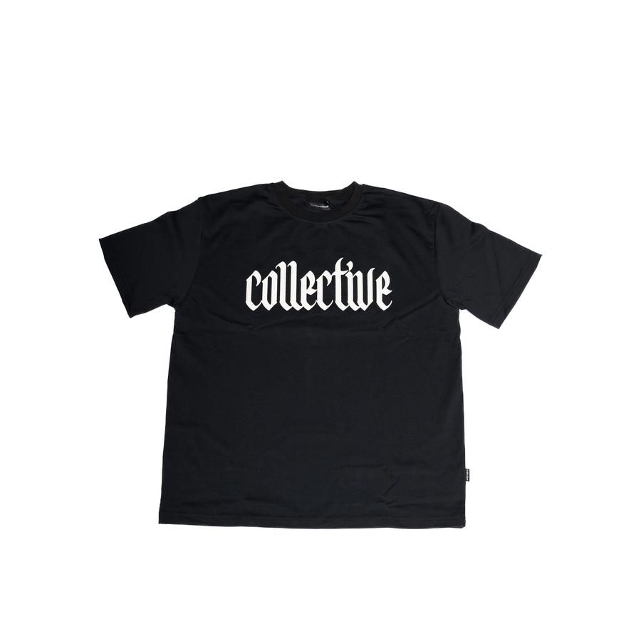 Collective Black Letter T-Shirt - Black / White