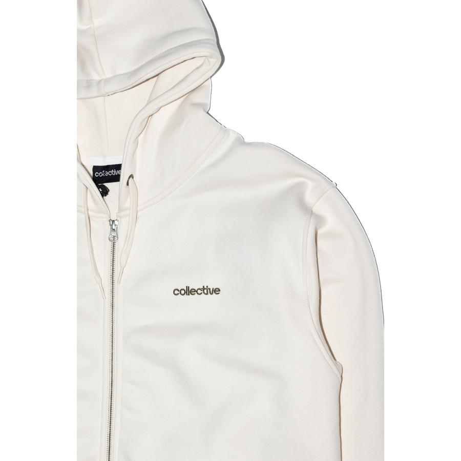 Collective Phoenix Zip-Up Hoodie - Cream