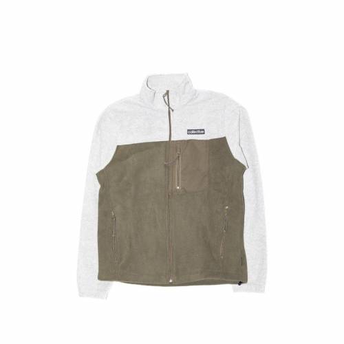 Collective Polar Fleece - Grey / Olive