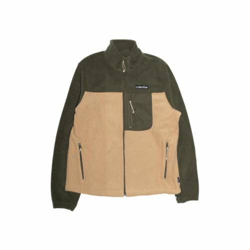 Collective Polar Fleece - Olive / Bege