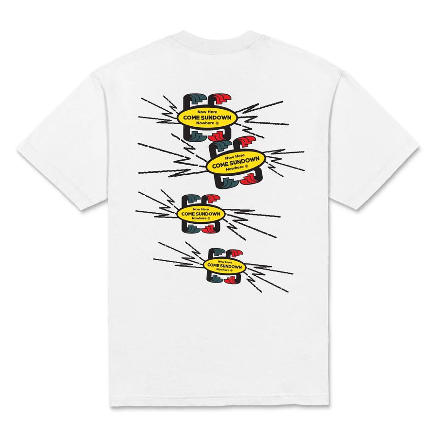 Come Sundown Circuit S/S T-Shirt - White
