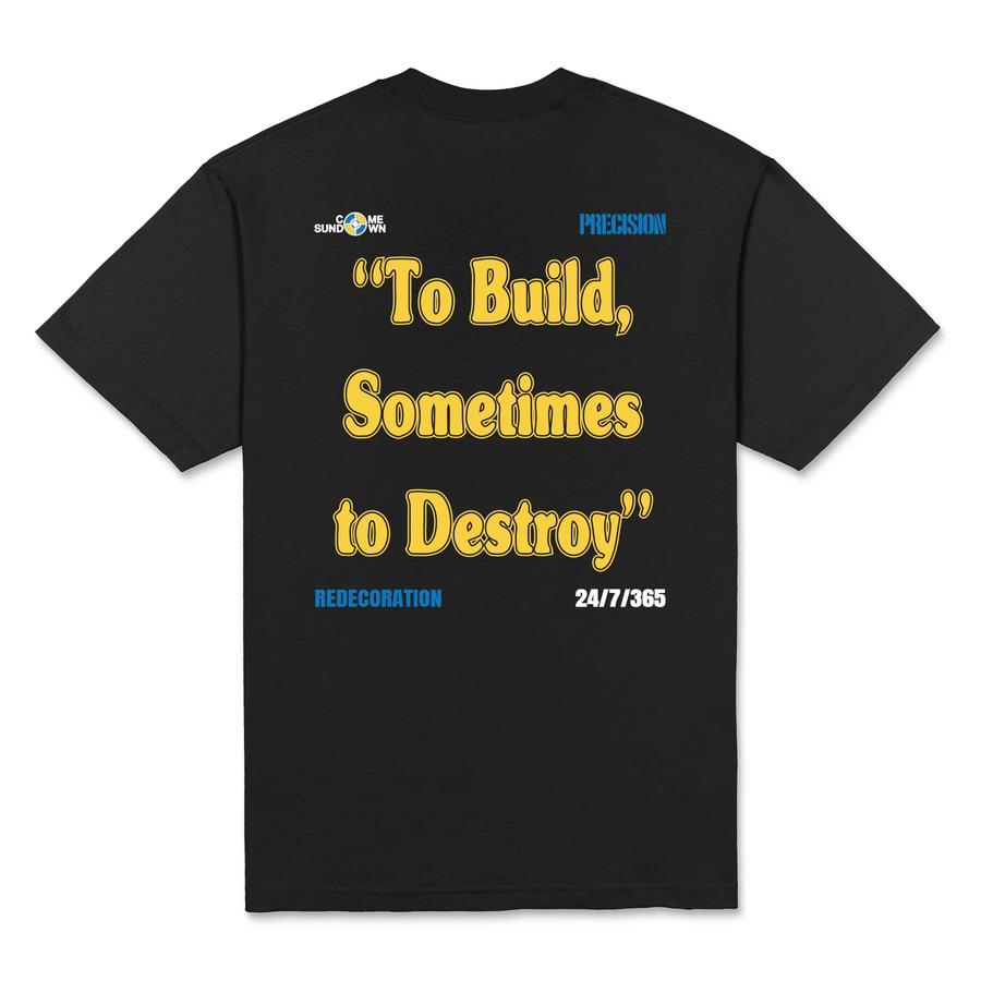 Come Sundown Precision S/S T-Shirt - Black