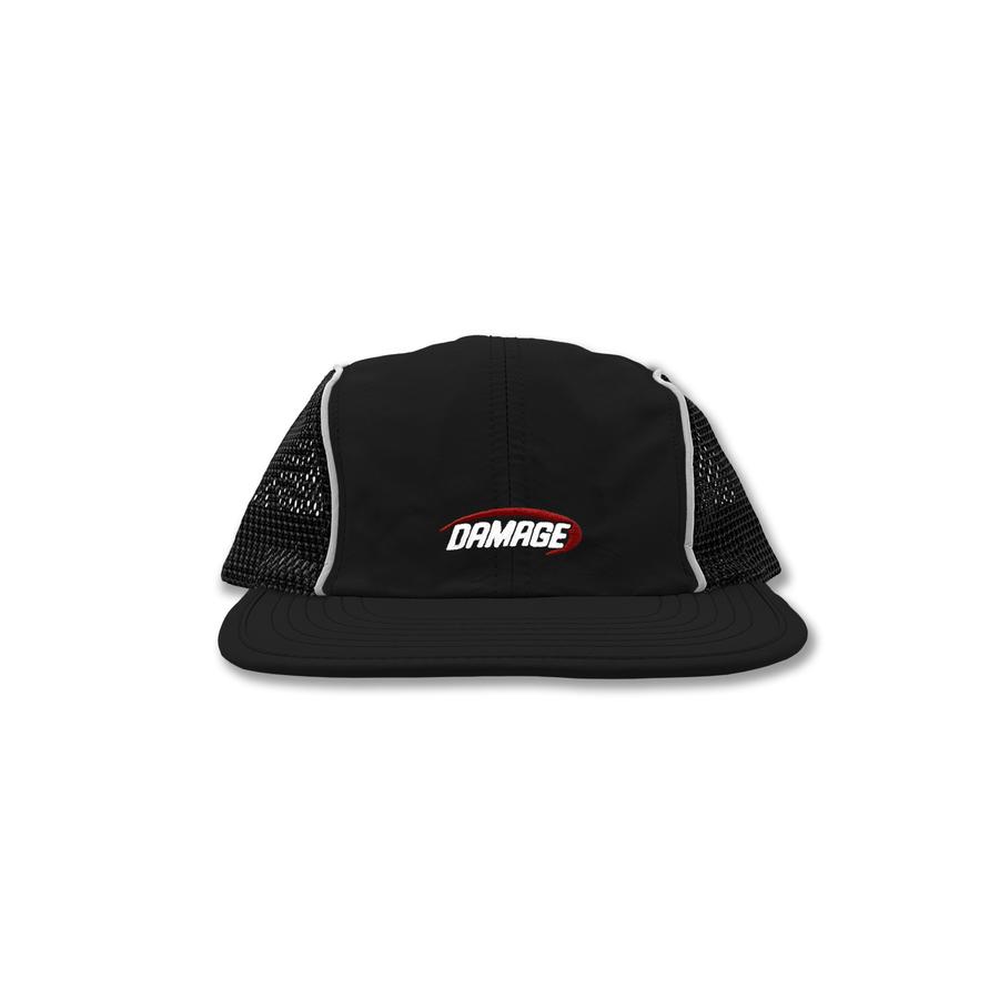 Damage Fastrack 4 Panel Cap - Black