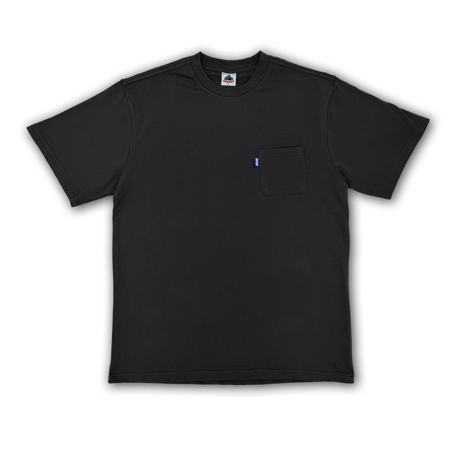 Damage Pocket T-Shirt - Black