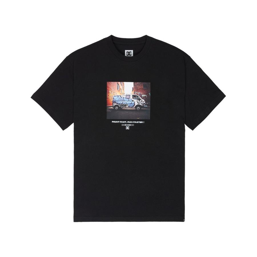 DC Shoes Painted Van T-Shirt - Black