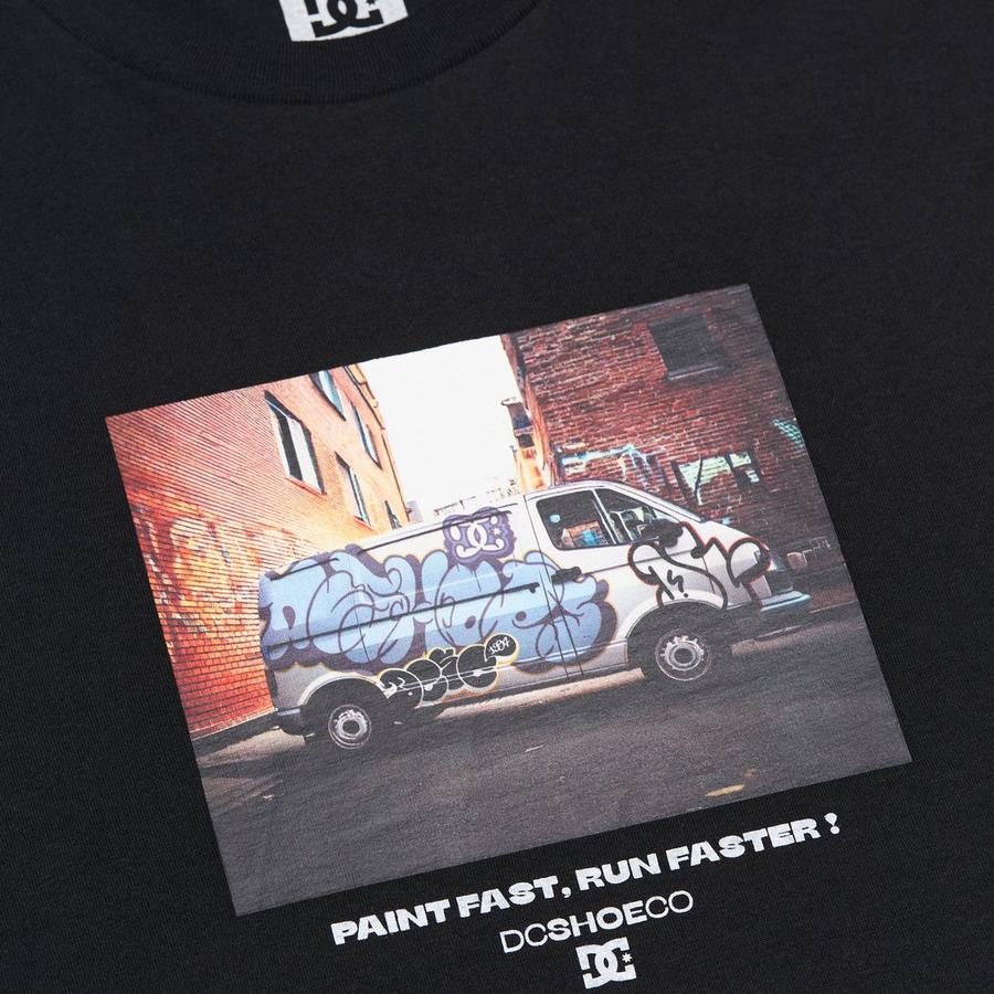 DC Shoes Painted Van T-Shirt - Black