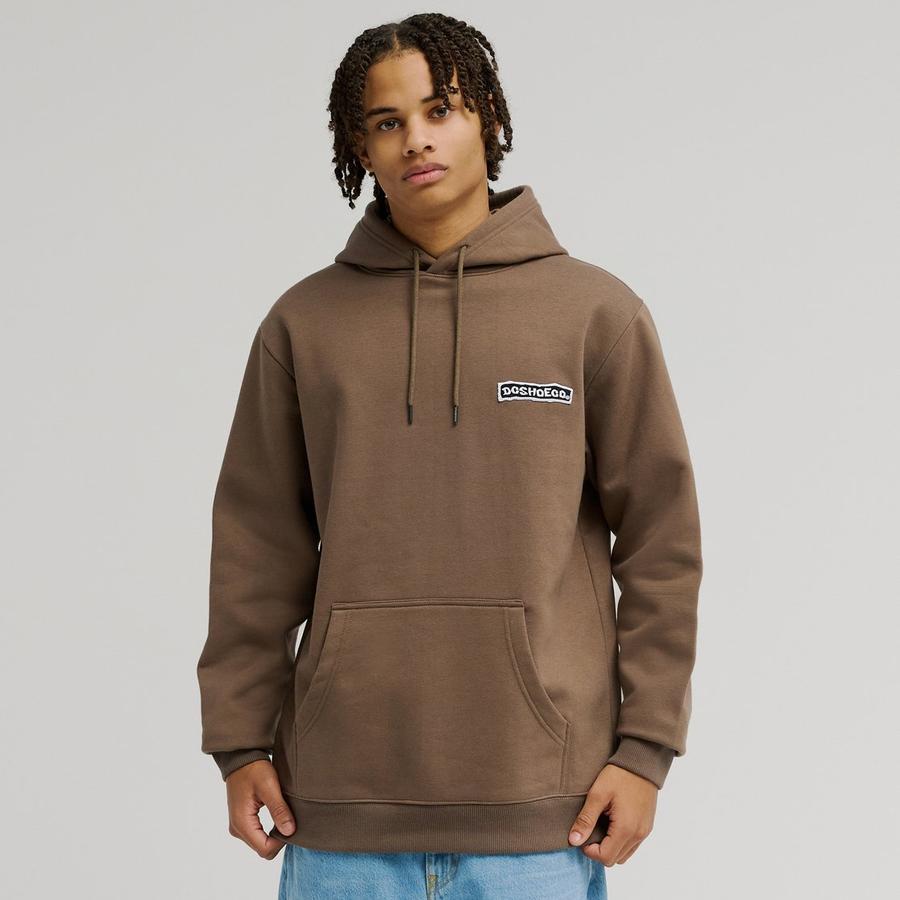 DC Shoes Patch It Hoodie - Morel