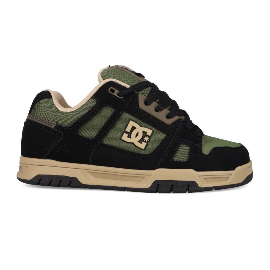 DC Shoes Stag Shoes - Black / Tan / Olive