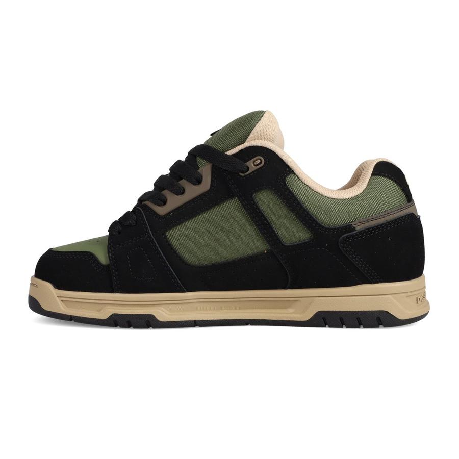 DC Shoes Stag Shoes - Black / Tan / Olive