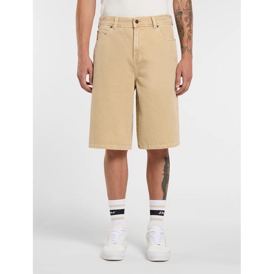 Dickies 958 Loose Fit 13 Inch Denim Shorts - Beige
