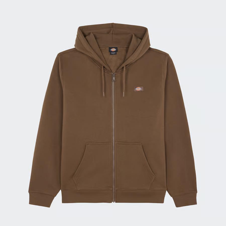 Dickies Oakport Zip Hoodie - Timber
