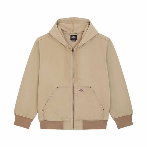 Dickies Unlined Canvas Hooded Bomber - Desert Sand