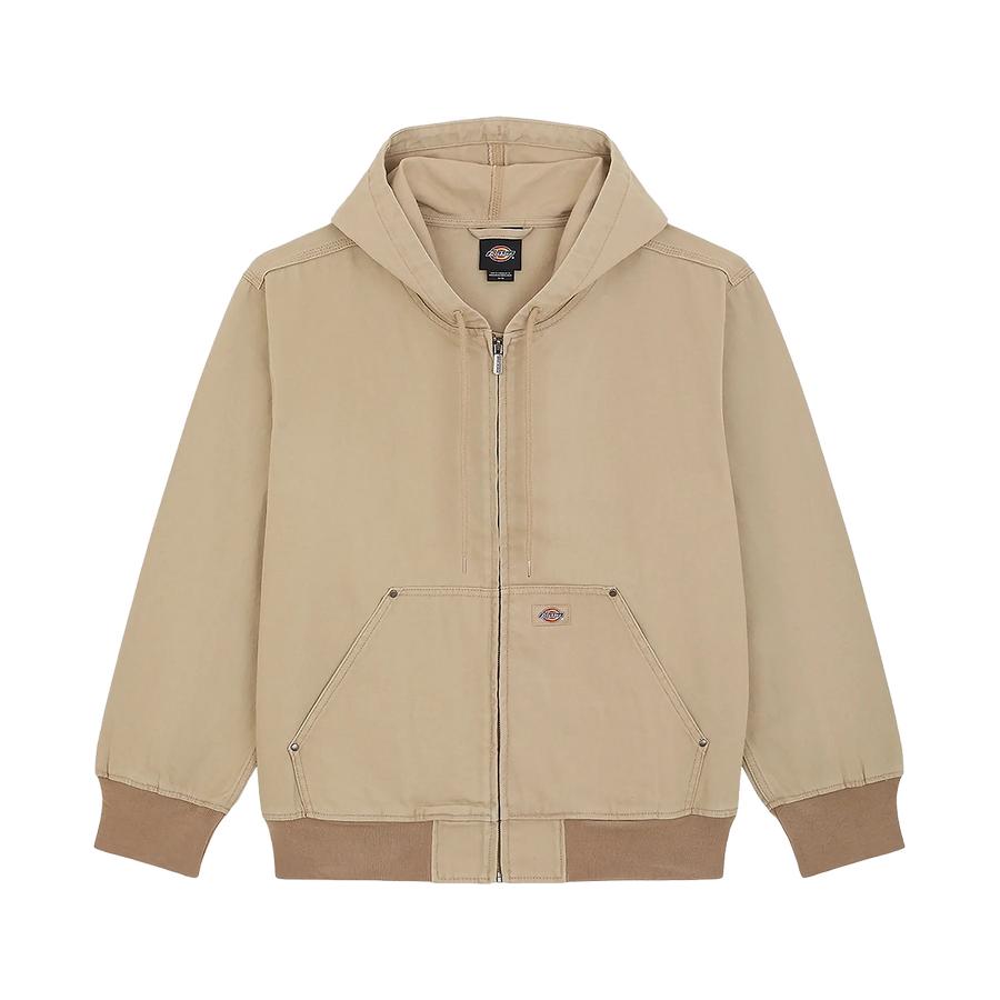 Dickies Unlined Canvas Hooded Bomber - Desert Sand