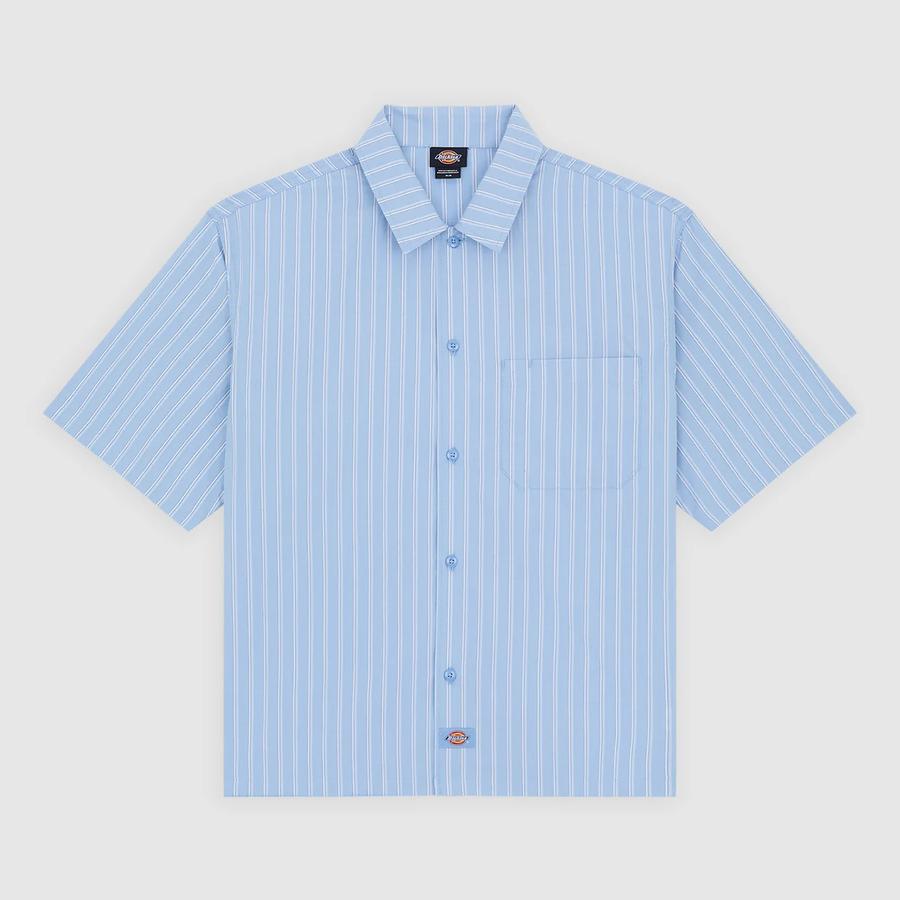Dickies Venice Striped Shirt - Sky