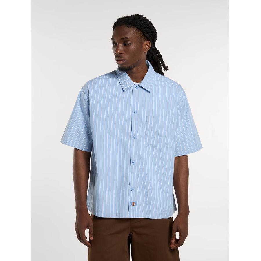 Dickies Venice Striped Shirt - Sky