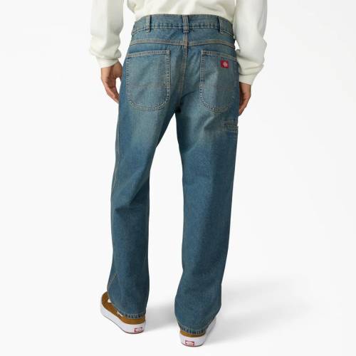 Dickies 958 Baggy Tapered Work Jeans - Eucalyptus