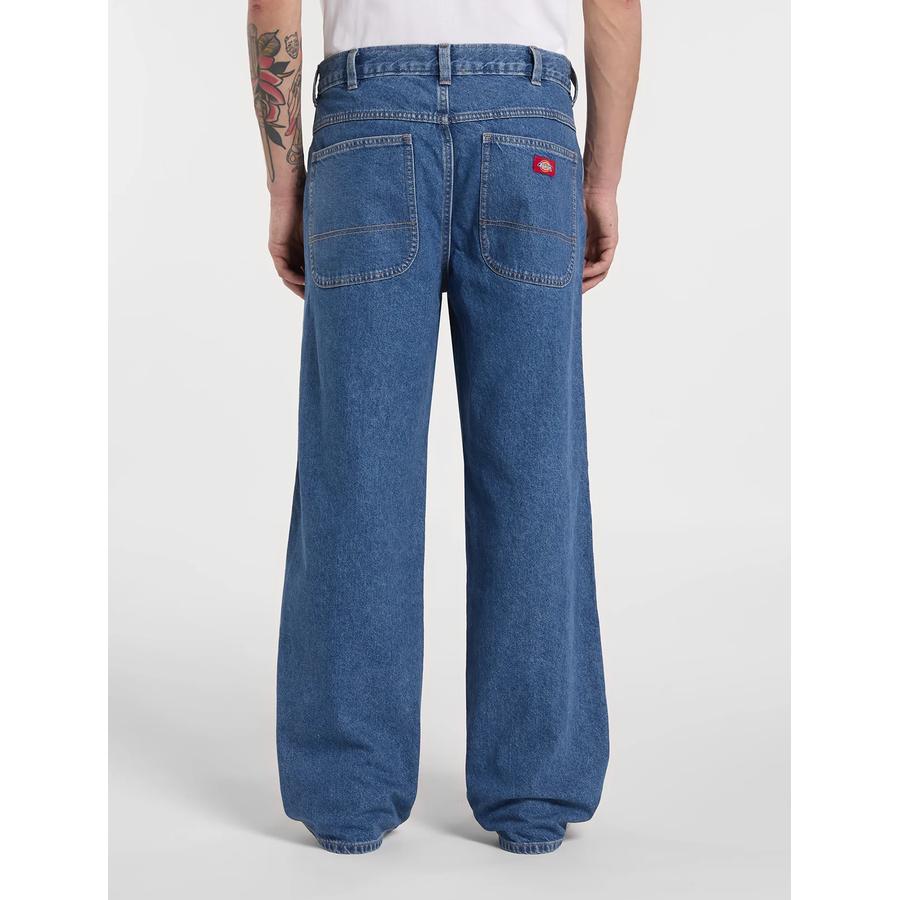 Dickies 958 Baggy Straight Work Jeans - Classic Blue