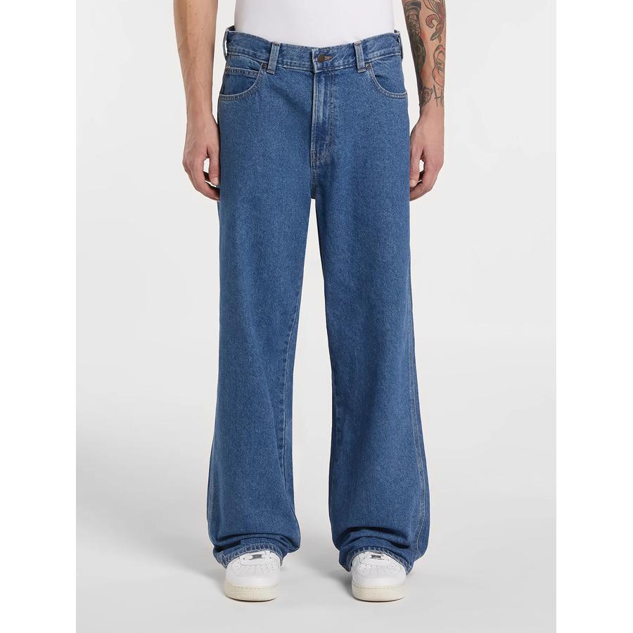 Dickies 958 Baggy Straight Work Jeans - Classic Blue