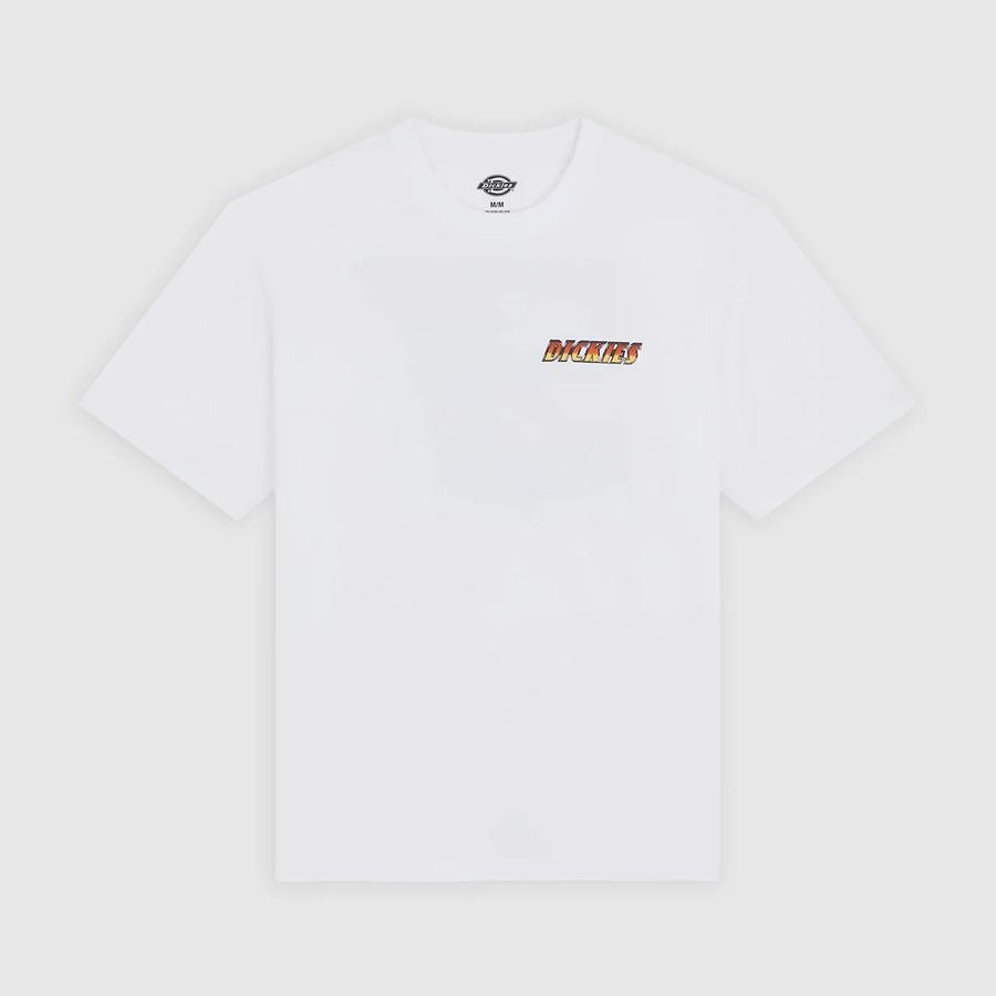 Dickies Nashport Pit Crew T-Shirt - White