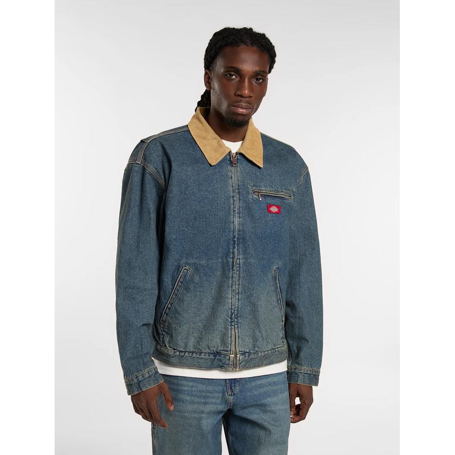 Dickies Painter's Denim Jacket - Khaki Tinted Blue